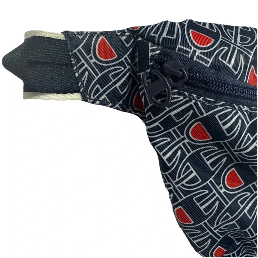 Champion Fanny Pack Waist Bag Zippered Storage Crossbody Red White Blue‎